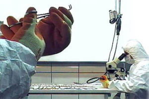 Manutenzione strumenti per microchirurgia